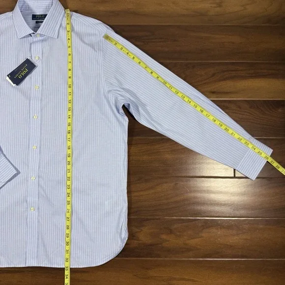 Polo Ralph Lauren Size Large / 16.5 / 34 - 35 Classic Fit Button Up Dress  Shirt